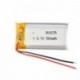 1 DB - 1 / 2db 3.7V 500mAh 802035 polimer lítium akkumulátor MP3 MP4 MP5 Bluetooth headset figyelő kaputelefonhoz Li-polimer