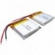 2db - 582728 3,7 V 400 mAh lítium polimer újratölthető akkumulátor MP3 MP4 GPS DVD PDA játékhoz Smart Watch bluetooth