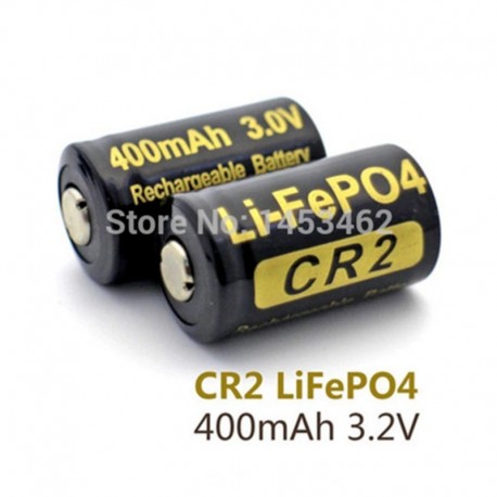 2db! Soshine 3V 400mAh CR2 újratölthető akkumulátor LiFePO4 CR 2 akkumulátor LED-es elemlámpa fényszóróhoz