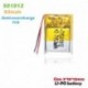 1 DB - 501012 3,7 V 50 mAh lítium polimer újratölthető elemek MP3 MP4 MP5 GPS játékhoz bluetooth fejhallgató hangszóró