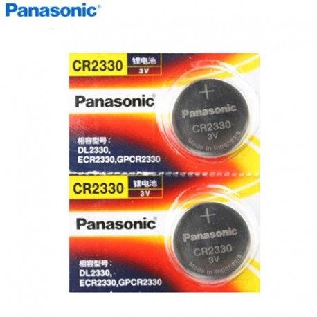 2db / tétel Új eredeti Panasonic CR2330 CR 2330 3V lítium gombos akkumulátor érmeelemek