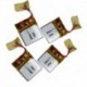 4db - 751517 3,7v 100mah újratölthető lítium polimer akkumulátor Cx10 CX-10 CX-12 JJ810 820 828 V646 RC Quadrocopter Li ion