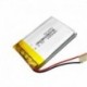 1 DB - 523450 3,7 V 1000mAH lítium polimer akkumulátor MP3 MP4 játék DVD GPS Bluetooth bluetooth fejhallgató LED lámpa