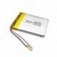 2db - 523450 3,7 V 1000mAH lítium polimer akkumulátor MP3 MP4 játék DVD GPS Bluetooth bluetooth fejhallgató LED lámpa Lipo