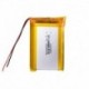 1 DB - 103450 3,7 V 2000 mAh lítium polimer akkumulátor 103450 MP4 MP5 GPS navigátorhoz E-book Solar Lamp kamera Li-po