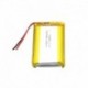 1 DB - 103450 3,7 V 2000 mAh lítium polimer akkumulátor 103450 MP4 MP5 GPS navigátorhoz E-book Solar Lamp kamera Li-po