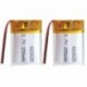 2db - 602025 3,7 V 250 mAh lítium akkumulátorok MP3 MP4 MP5 GPS PSP mobil bluetooth headset hangszóró Li-Po li ion