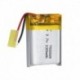1 DB - 702025 072025 3,7 V 220 mAh újratölthető Li-polimer akkumulátor mp3 MP4 MP5 bluetooth hangszóró videó vezeték