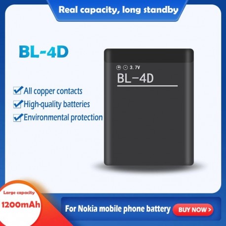 Névleges feszültség: 3,7 V - BL-4D BL 4D 3.7V 1200mAh li-ion Li-Po telefon akkumulátor Nokia N97 mini N8 N8-00 N5 E5 E5-00