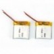 2db - 602626 602525 3,7V 600mAH lítium polimer újratölthető akkumulátor MP4 GPS játékokhoz intelligens óra Vezetési