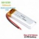 1 DB - 501235 3,7v 180mAh újratölthető lítium polimer akkumulátor MP3 MP4 GPS navigációs bluetooth headset hangszóróhoz