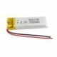 1 DB - 501235 3,7v 180mAh újratölthető lítium polimer akkumulátor MP3 MP4 GPS navigációs bluetooth headset hangszóróhoz