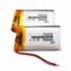 2db - 702035 3,7 V 500 mAh újratölthető lítium polimer Li-po akkumulátor a BT hangszóróhoz intelligens karóra LED fény