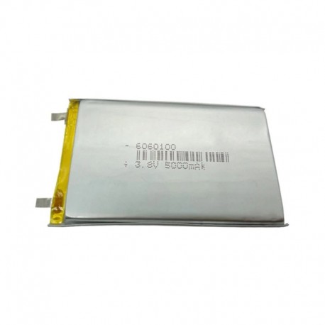 Névleges feszültség: 3,7 V - 1db / tétel 5000mAh Li-polimer újratölthető akkumulátorok 3.7V 6060100 lítium polimer