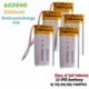 10 DB - 602040 3,7 V 500 mAh Li-ion lítium polimer újratölthető akkumulátor MP3 MP4 Smart Watch Bluetooth fülhallgatóhoz