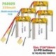 5db - 702025 072025 3,7 V 220 mAh újratölthető Li-polimer akkumulátor mp3 MP4 MP5 bluetooth hangszóró videó vezeték