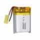 5db - 702025 072025 3,7 V 220 mAh újratölthető Li-polimer akkumulátor mp3 MP4 MP5 bluetooth hangszóró videó vezeték