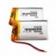 50PCS - 702035 3,7 V 500 mAh újratölthető lítium polimer Li-po akkumulátor a BT hangszóróhoz intelligens karóra LED