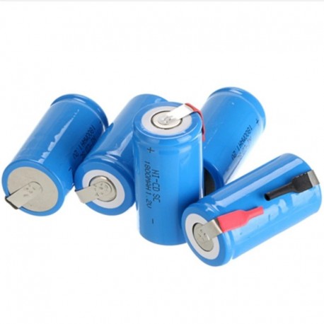 12 darab kék - 15 db SUBC akkumulátor SC akkumulátor SC újratölthető elemek NI-CD 1800mah SC tápegység 1.2v akkumulátor