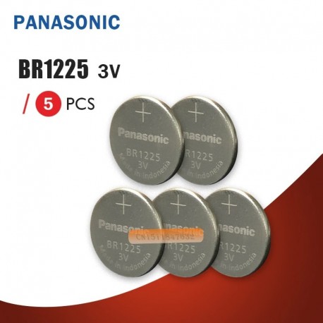 5PCS BR1225 lítium elem Panasonic BR1225 3V gombos lítium elem / magas hőmérsékletű akkumulátor játék