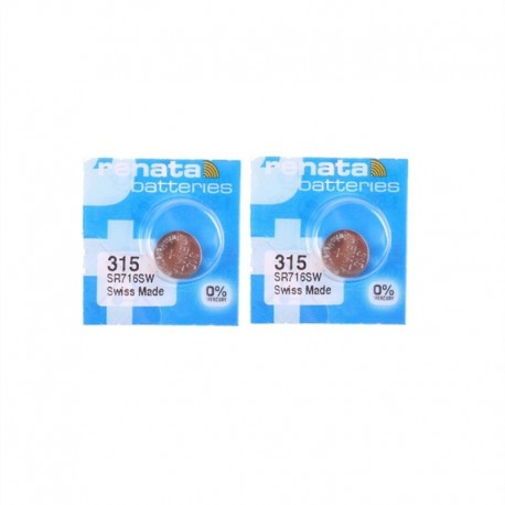 2db Renata Silver Oxide Watch Battery 315 SR716SW 716 1,55V 100 eredeti márka renata 315 renata716 akkumulátor