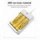 1PCS 1.2V Ni-cd AA AAA újratölthető akkumulátor töltő 3PCS Ni-Cd AAA AA hordozható akkumulátorhoz 3 bővítőhelyes USB