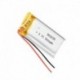 20PCS - 1 / 2db 3.7V 500mAh 802035 polimer lítium akkumulátor MP3 MP4 MP5 Bluetooth headset figyelő kaputelefonhoz Li-polimer