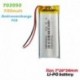 1 DB - 702050 3.7v 700mah lítium polimer újratölthető akkumulátorok MP3 MP4 MP5 játék GPS navigátor LED világítás