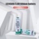 100PCS Original Saft LS14500 LS 14500 ER14505 3.6V 2400mAh AA lítium elem a PLC berendezésekhez Tartalék mérő Száraz elem