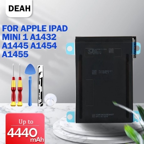 3,72 V 4440 mAh akkumulátor Apple iPad mini1 A1431 A1445 A1454 A1455 csere lítium-ion lítium polimer akkumulátorhoz