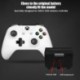 2db / készlet 2400mAh újratölthető akkumulátor csomag USB-kábellel az XBOX ONE vezérlő vezeték nélküli gamepad Joypad