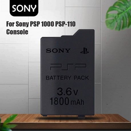 Névleges feszültség: 3,7 V - ÚJ 3,6 V-os Sony 1800mAh lítiumionos újratölthető akkumulátor csomag PSP1000 PSP 1000 PSP
