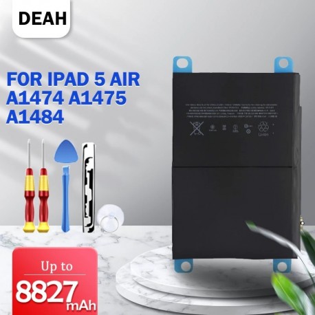 1PCS 9327mAh akkumulátor iPad 5 Air készülékhez iPad5 A1474 A1475 A1484 csere lítium-ion lítium polimer tabletta Bateria