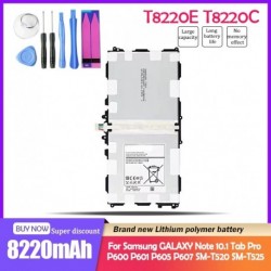 8220mAh T8220E T8220C táblagép akkumulátor Samsung GALAXY Note 10.1 Tab Pro 10.1 P600 P601 P605 SM-P607 SM-T520 SM-T525  