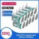 50db / tétel Eredeti SAFT LS14250 LS 14250 3,6V 1200mAh 1/2 AA 1 / 2AA lítium akkumulátor csapokkal PLC berendezésekhez CNC