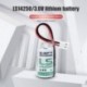 5 db eredeti SAFT 3.6V LS14250 LS 14250 3.6V 1/2 AA 1 / 2AA lítium elem PLC száraz elsődleges akkumulátorhoz dugóval TL