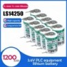 100db Eredeti SAFT LS14250 LS 14250 3.6V 1200mAh 1/2 AA 1 / 2AA lítium akkumulátor csapokkal PLC berendezésekhez CNC