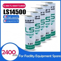 5PCS Original SAFT LS14500 ER14505M 3.6V 2400MAH AA lítium akkumulátor PLC ipari automatizálási berendezésekhez CNC gép
