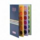 Szín: 35 szín - Beauty Glazed 39/63/72 színes háromrétegű könyvstílus Smink kozmetikai Highlight szemhéjpúder paletta