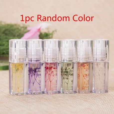 1db véletlenszerű szín - 1 db Lipgloss Temperatuur Veranderen Glitter Transparante Hydraterende Lipgloss Blijvende