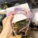 03 - 1db aranyos gyerekek macska fül fejpánt gyerek hajszalagok rajzfilm gyermekek hercegnő haj kiegészítők Scrunchie