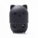 06 - Forró eladó aranyos macska puff tok hordozható kozmetikai puff tartó tartó tiszta szivacs puff szárító tároló