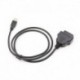 Autós OBD2 16 tűs hüvely - USB átalakító kábel 1 M a vezetési számítógép OBD USB adapterének csatlakozójához