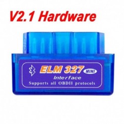 Kék ELM327 V2.1 - Profession ELM327 ELM 327 V2.1 autó kódolvasó eszköz Bluetooth Super MINI ELM327 OBD2 Suppot OBD2