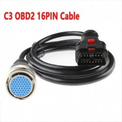 Működik az MB Star C3 OBD2 16PIN kábel OBD II 16 tűs Connect fő tesztkábel autó diagnosztikai eszközadapter C3 Obdii 16