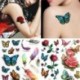 A típusú 6db - Ideiglenes tetoválás matricák Vízátadó tetoválások a Body Art hűvös 3D vízálló ideiglenes