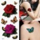 K típusú 3db - Ideiglenes tetoválás matricák Vízátadó tetoválások a Body Art hűvös 3D vízálló ideiglenes