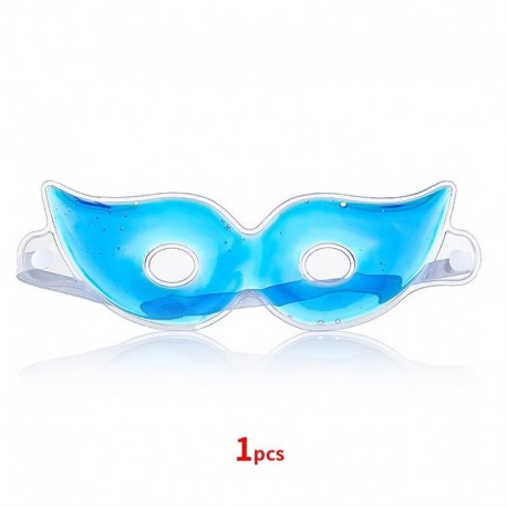 1db kék - Ice Gel Sleeping Mask nyári esszenciális hűvös szemvédő maszk sötét karikák eltávolító oldja a