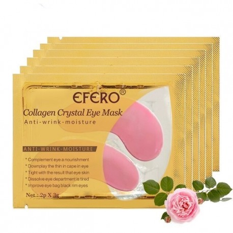 100Pár K126 - EFERO 100Pair hidratáló szemmaszk párna kristálygél maszk öregedésgátló anti-puffadás eltávolítja a