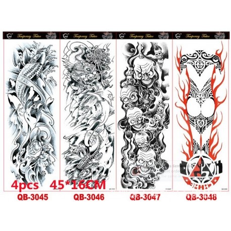 4db stílusú O - Vízálló ideiglenes tetováló matricák a nők számára Body Art Transfer matrica 3D-s pillangók rózsa